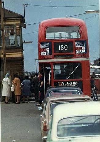 180 at Abbey Wood level crossing